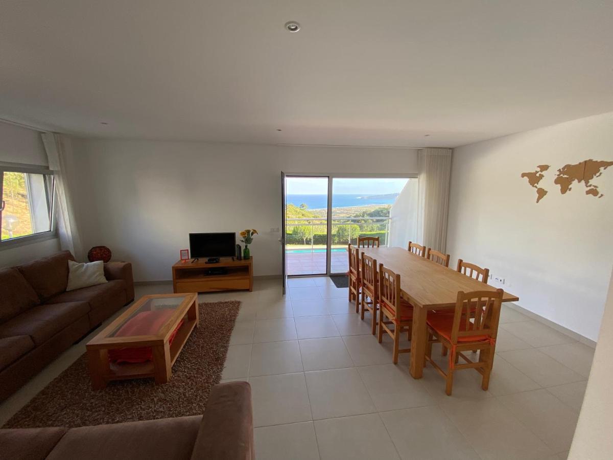 Villa With Views Over The Atlantic Ocean And Swimming Pool Famalicão Exterior foto